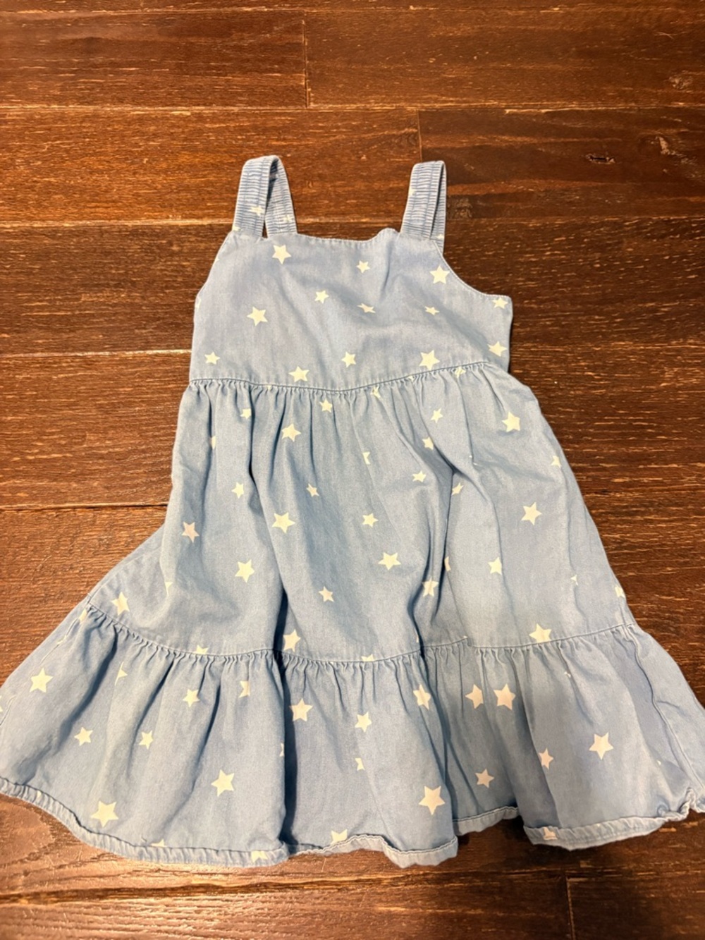 Cat & Jack Light Blue Star Tiered Sundress